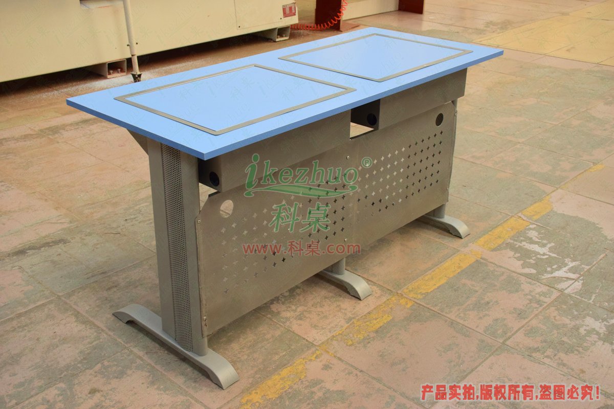 科桌家具,翻轉(zhuǎn)電腦桌,雙人金屬腳架手動箱體翻轉(zhuǎn)電腦桌 科桌家具,翻轉(zhuǎn)電腦桌,雙人金屬腳架手動箱體翻轉(zhuǎn)電腦桌