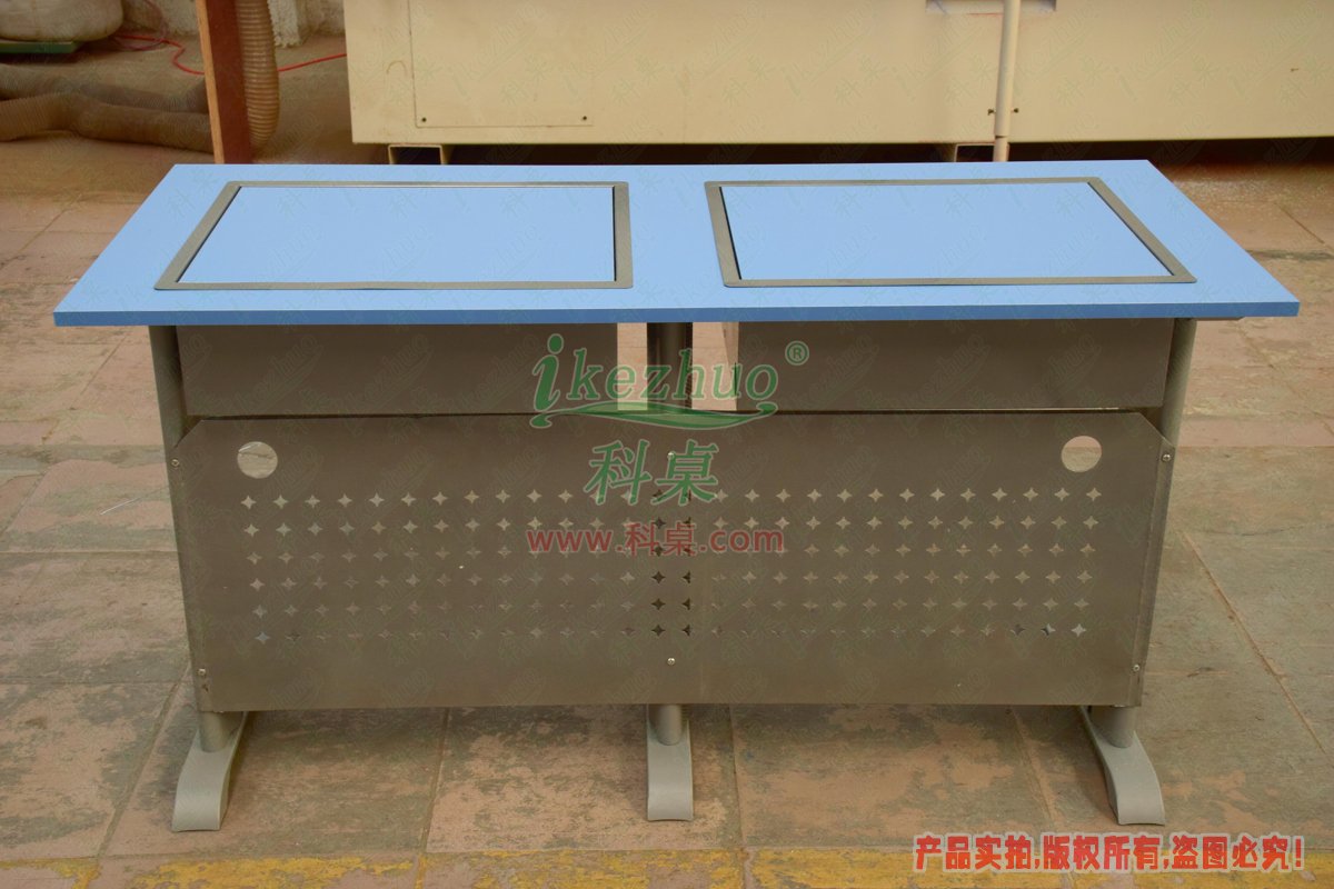 科桌家具,翻轉(zhuǎn)電腦桌,雙人金屬腳架手動箱體翻轉(zhuǎn)電腦桌 科桌家具,翻轉(zhuǎn)電腦桌,雙人金屬腳架手動箱體翻轉(zhuǎn)電腦桌