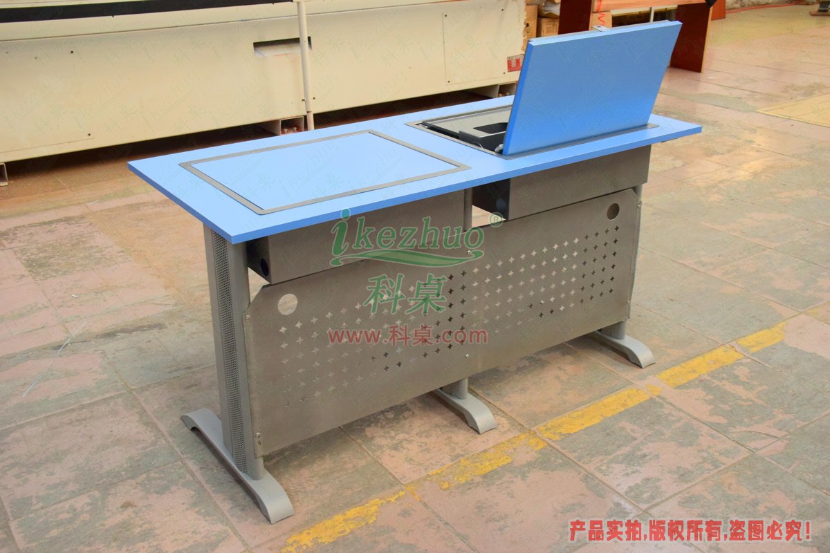 科桌家具,翻轉(zhuǎn)電腦桌,雙人金屬腳架手動箱體翻轉(zhuǎn)電腦桌 科桌家具,翻轉(zhuǎn)電腦桌,雙人金屬腳架手動箱體翻轉(zhuǎn)電腦桌