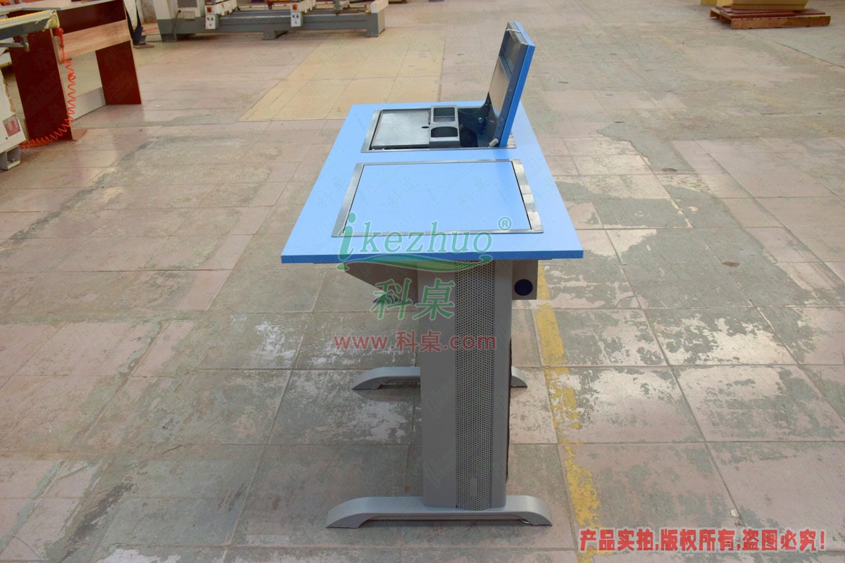科桌家具,翻轉(zhuǎn)電腦桌,雙人金屬腳架手動箱體翻轉(zhuǎn)電腦桌 科桌家具,翻轉(zhuǎn)電腦桌,雙人金屬腳架手動箱體翻轉(zhuǎn)電腦桌